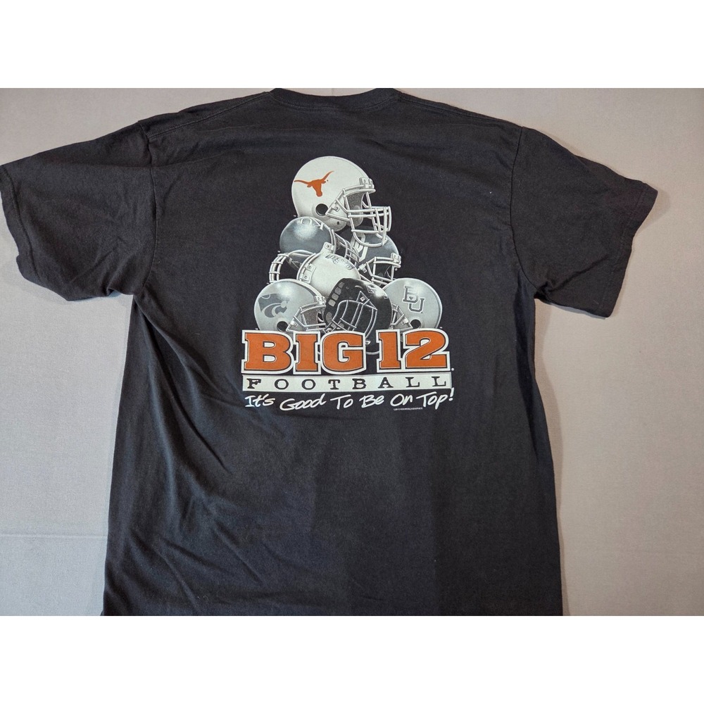 Delta Texas Longhorns Shirt Mens Extra Large Black UT Hook Em Horns Big 12 Y2k